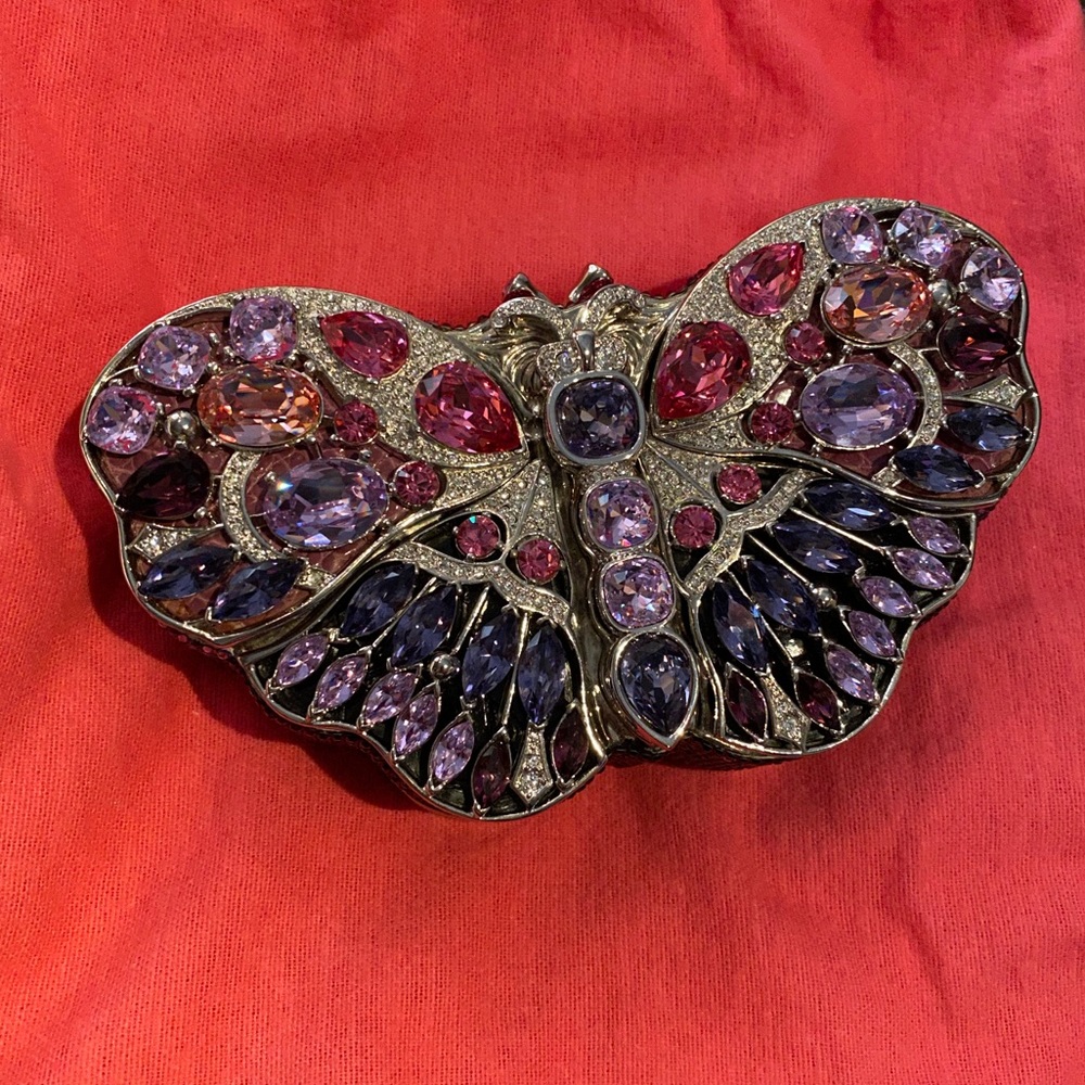 Judith Leiber Butterfly Celestrina Minaudiere.
